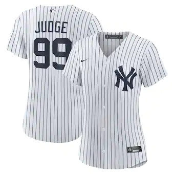 womens nike aaron judge white new york yankees home rep